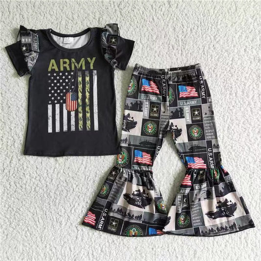 baby girls army outfit