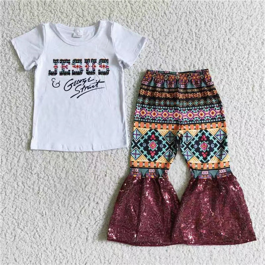 Children girls summer outfit