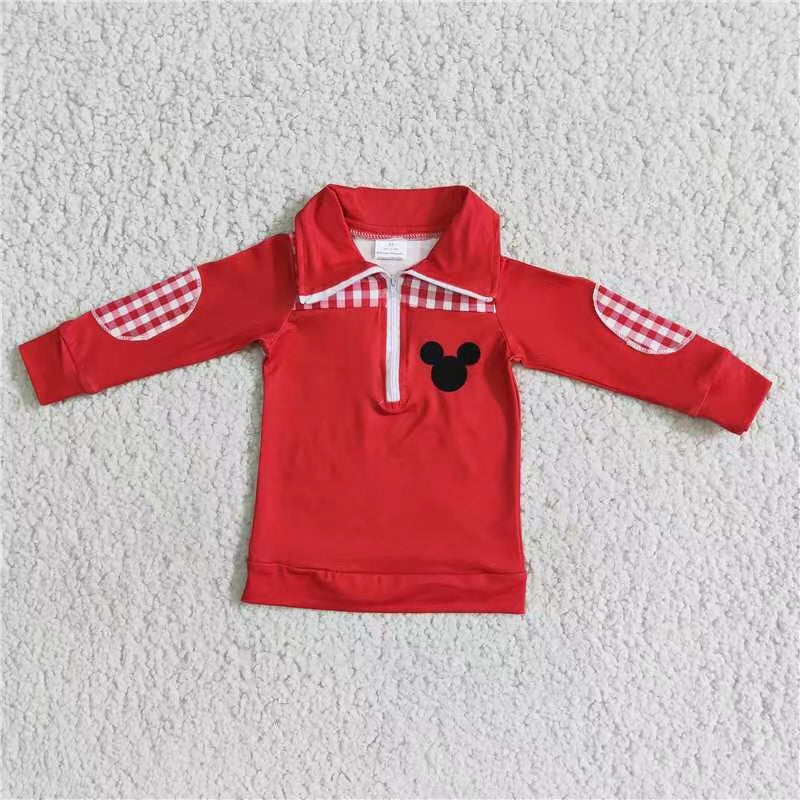 Boys cartoon design long sleeve t-shirt