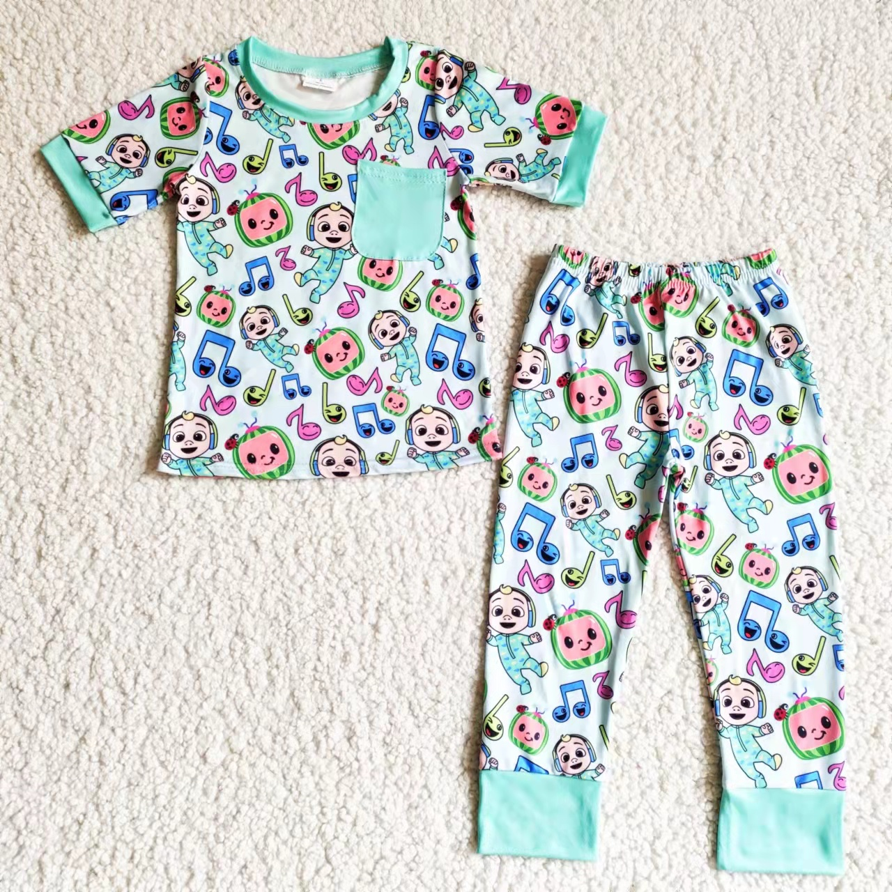 wholesale kids boutique outfit, baby boy summer outfit B6-30