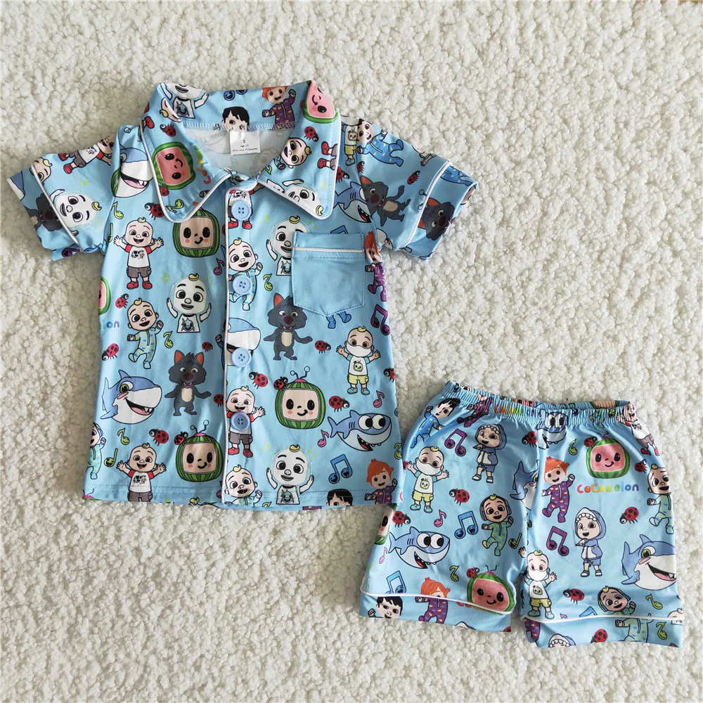 Boys cartoon pajama set B5-15