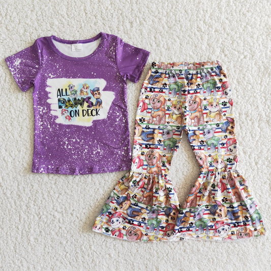 wholesale kids boutique set, girls summer clothes D12-5