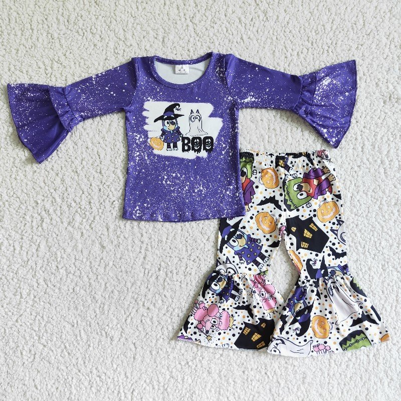 baby girls long sleeve cartoon clothing set GLP0007