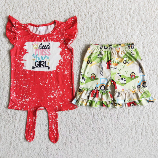 Promotion Little miss farm girl outfit