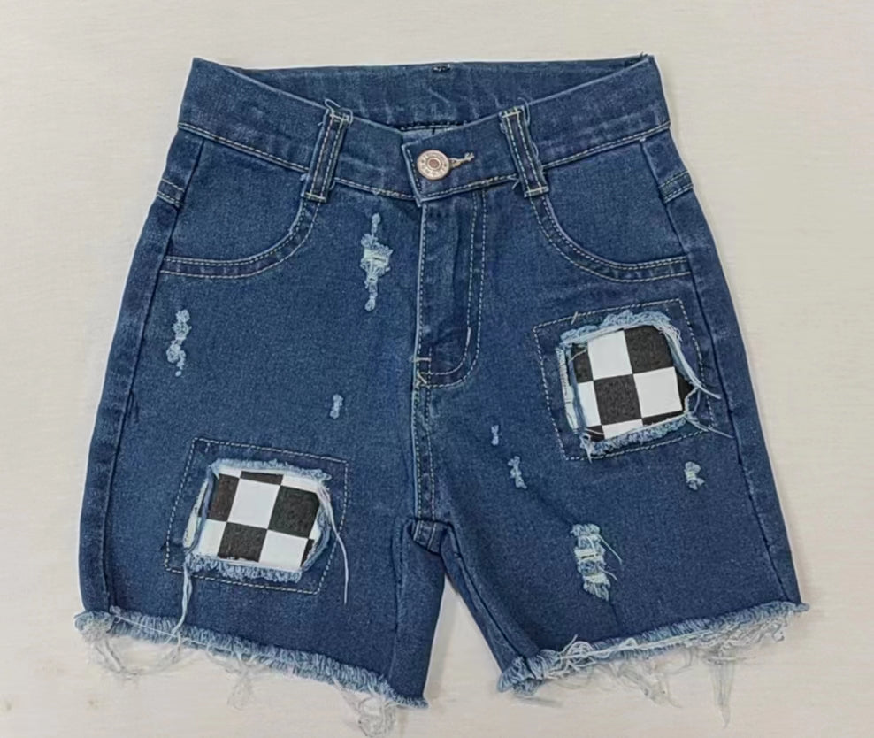 preorder baby girls denim shorts