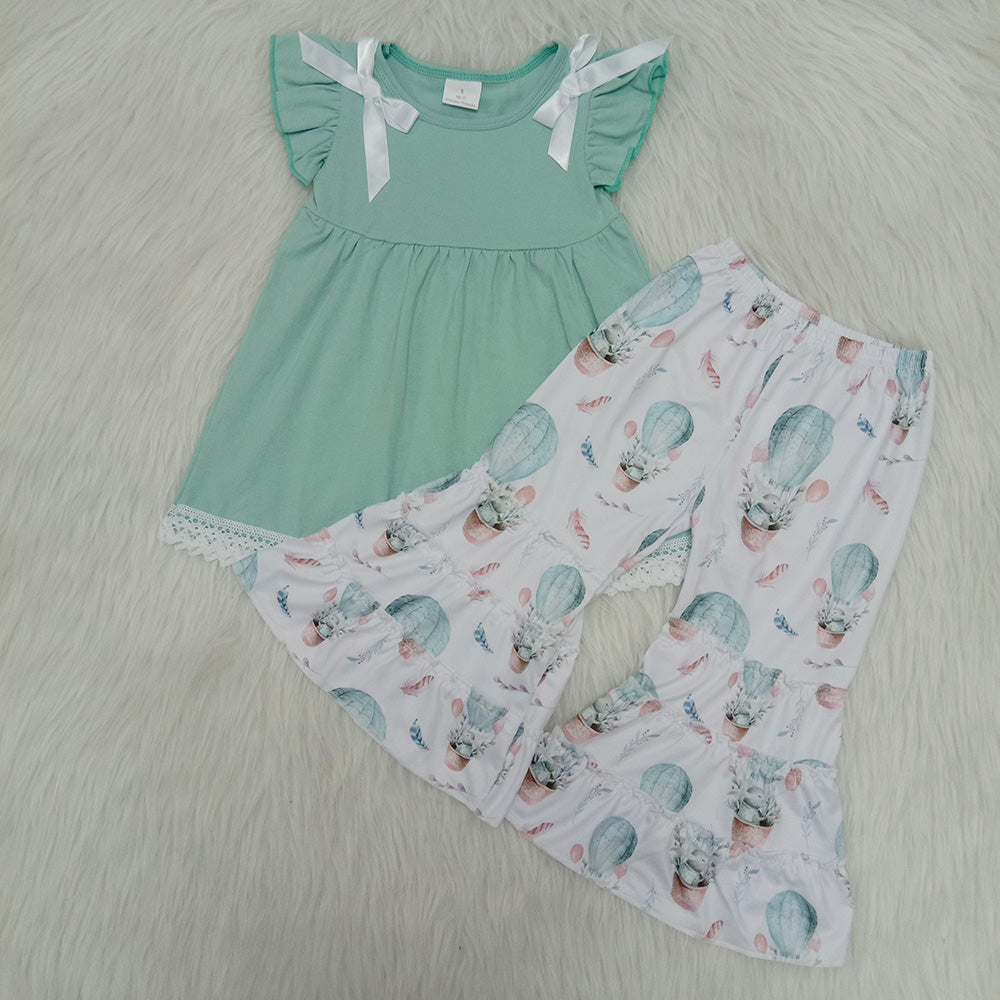 Girls Balloon print Easter outfits