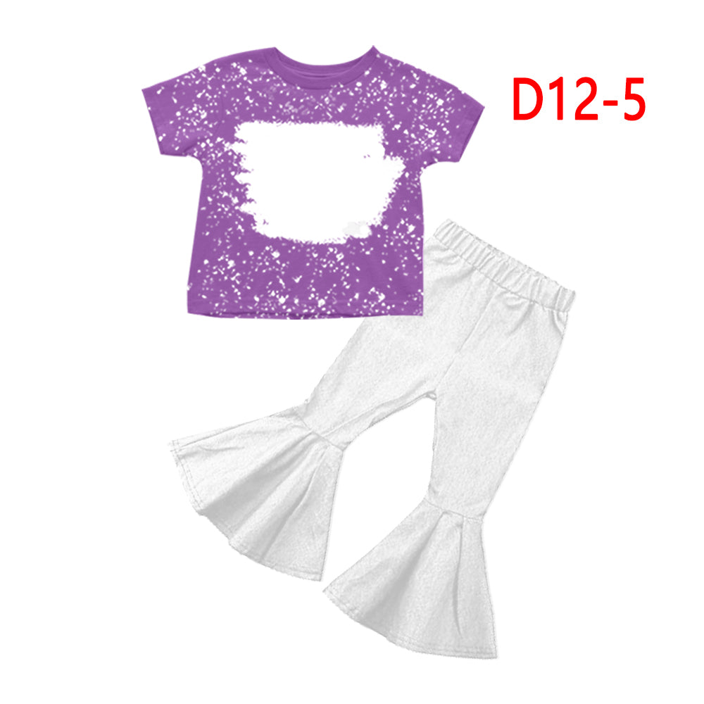 wholesale kids boutique set, girls summer clothes D12-5