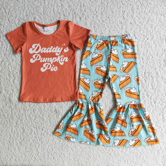 baby girls 2pcs Thanksgiving clothing set