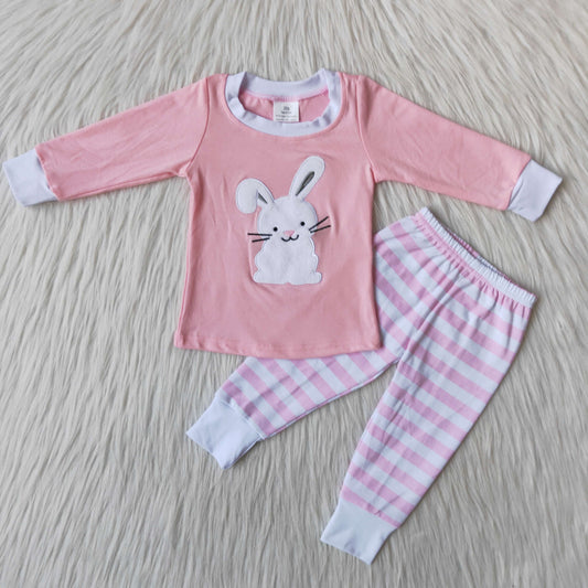 Girls Rabbit print pajama set