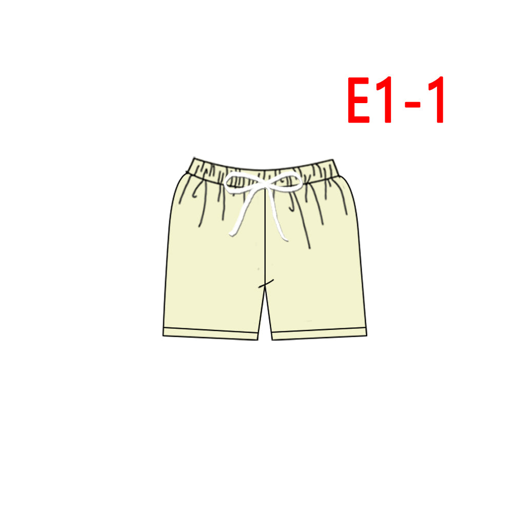 Boys cartoon swimming trunks E1-1