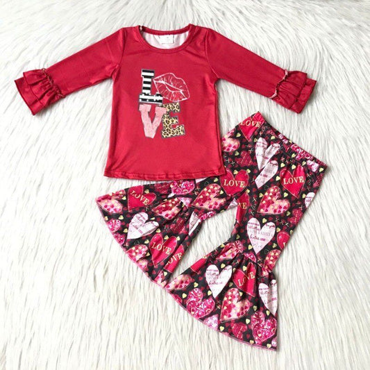 Toddle girls Valentines day outfits