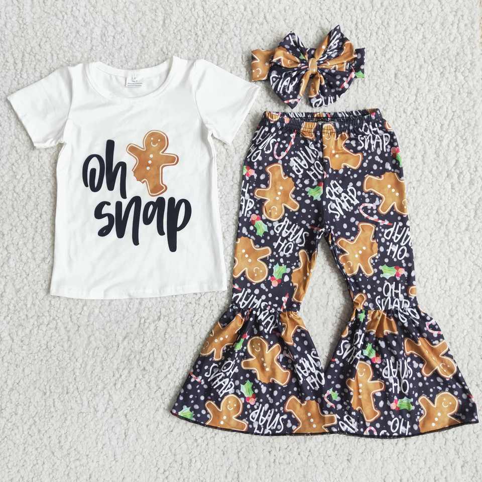 baby girls Oh snap outfit