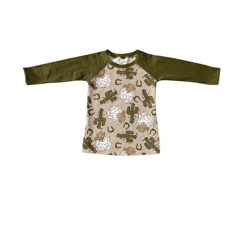 Preorder baby boy long sleeve cactus top