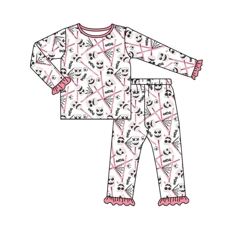 Pre-order girls skull 2pcs pajama set