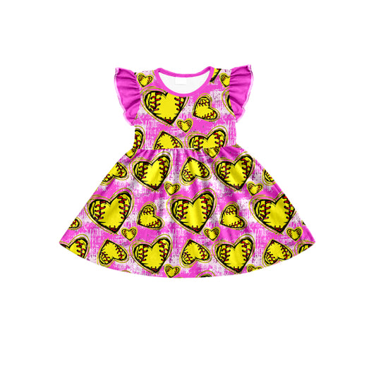 Pre-order  girls short sleeve heart  ball dress, GSD0207, Nov 28th