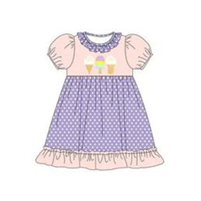 Pre-order children girls popsicle dress