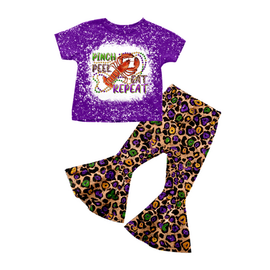 Pre-order Girls Maidi Gras bell pants outfit, GSPO0386,Nov 24th