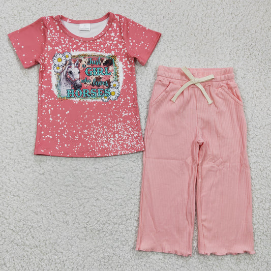 girls summer bell pants outfit GSPO0488,Jan 9th