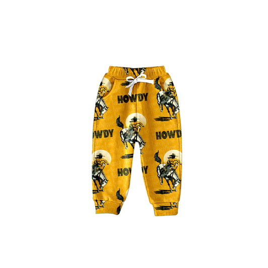 preorder  howdy western milk silk pants