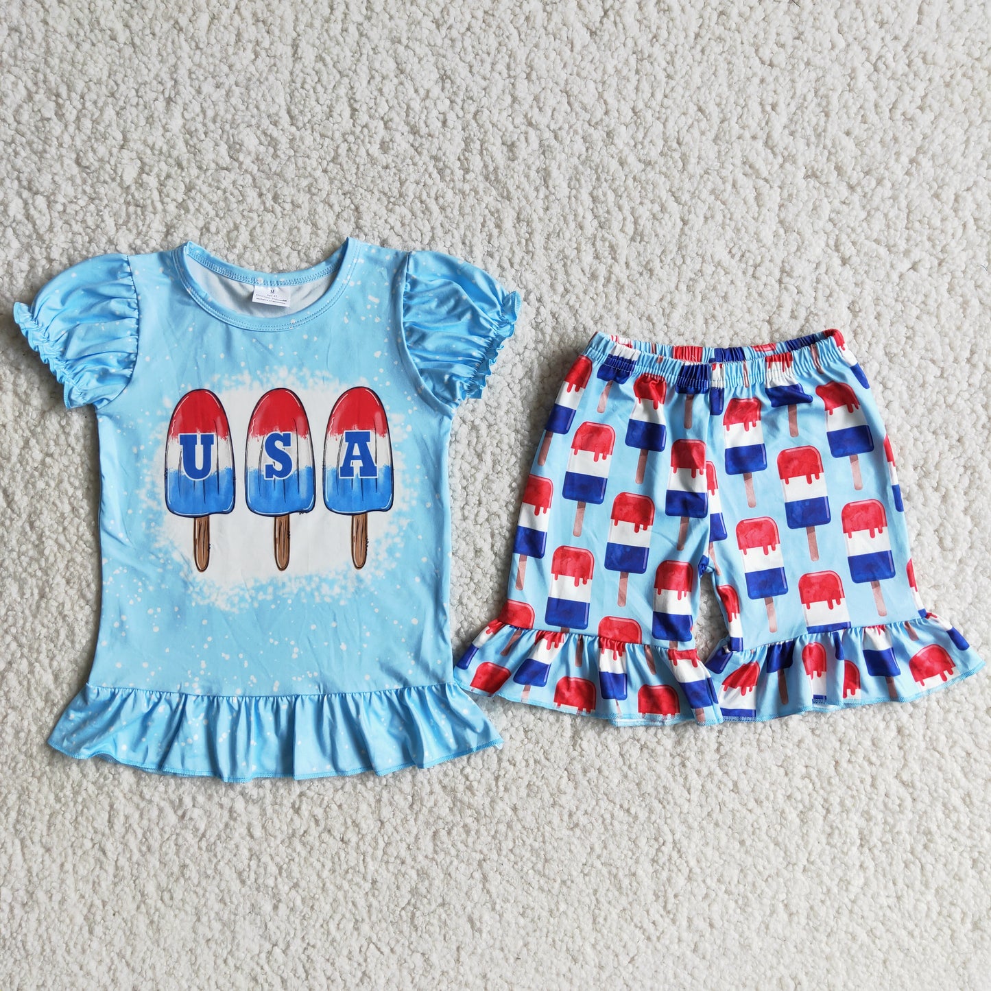 Girls July 4th summer outfit