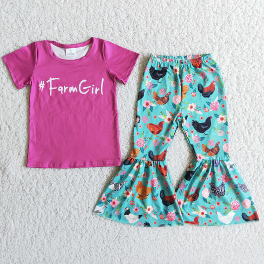 Farm girl 2pcs outfit