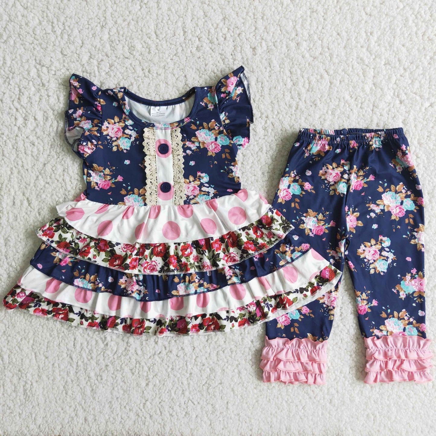 baby girls floral print clothing