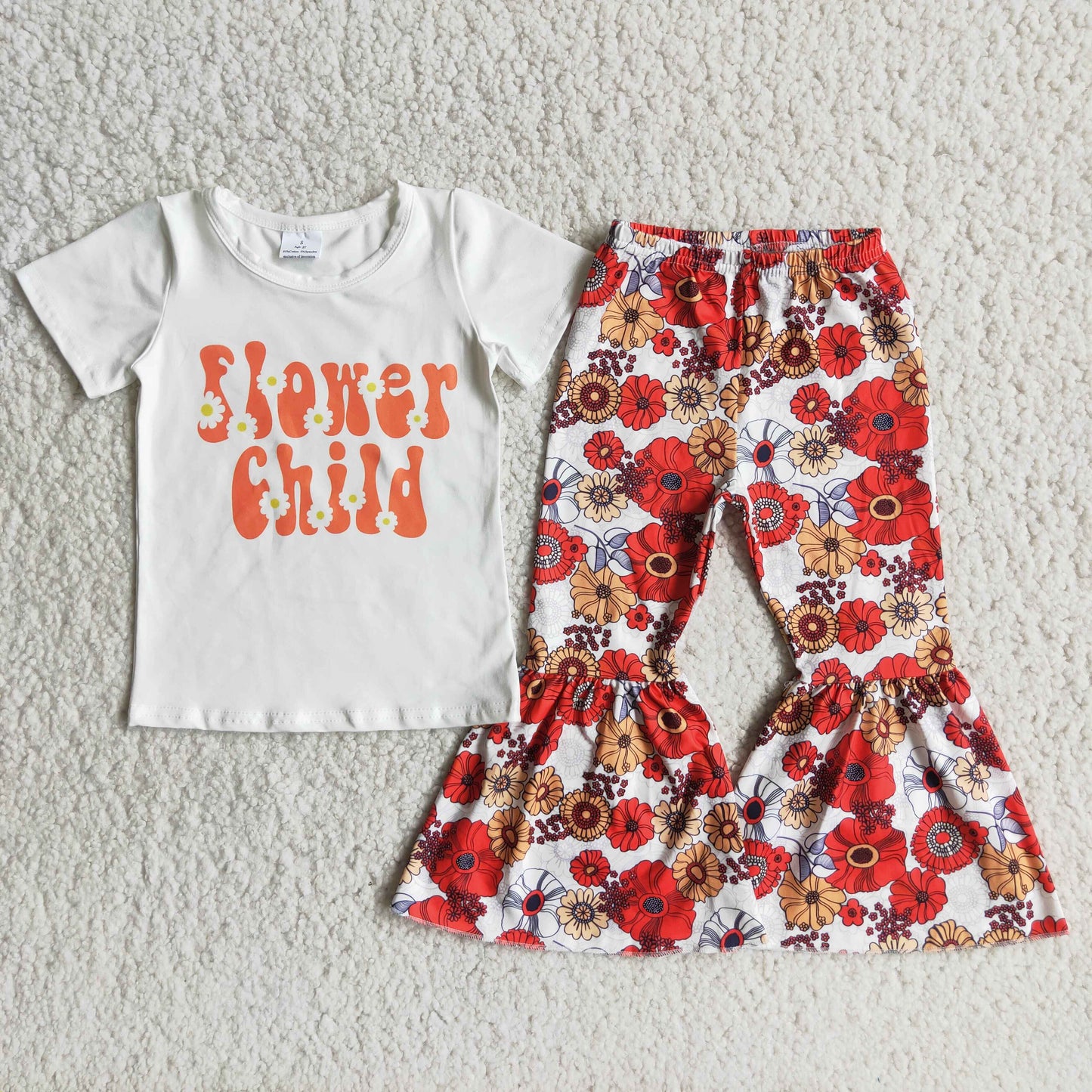 Flower child 2pcs outfit