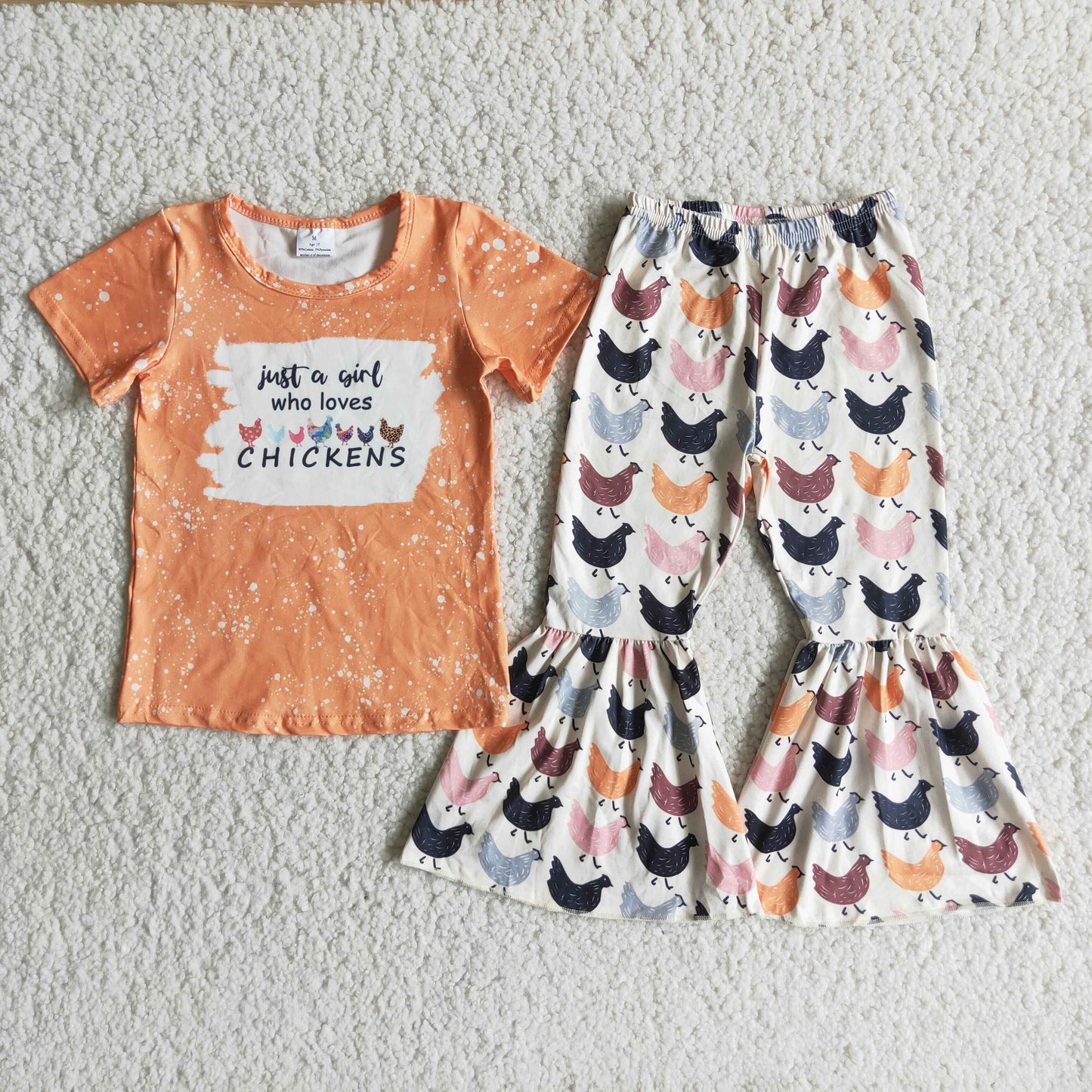 baby girls chicken outfit