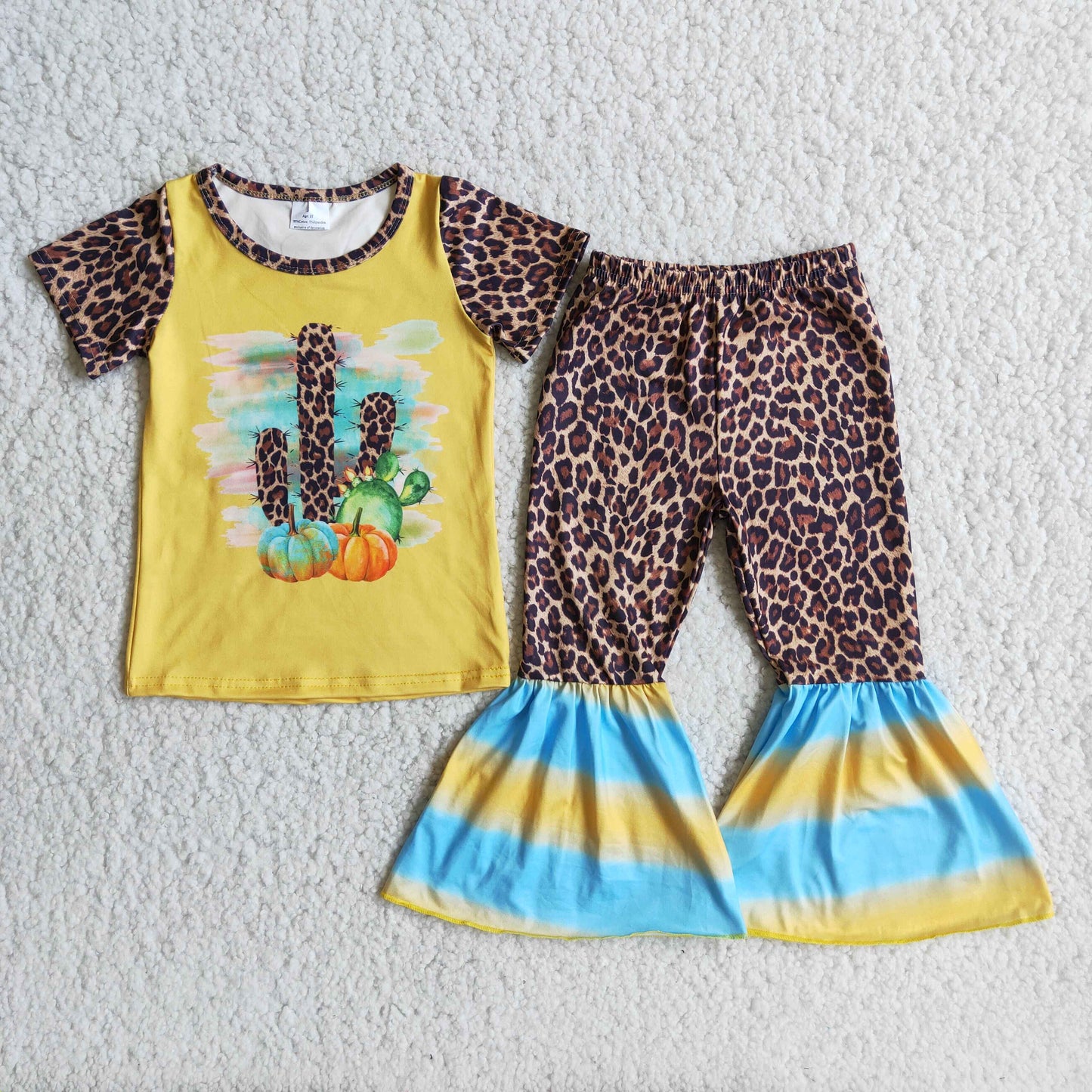 baby girls pumpkin clothing set