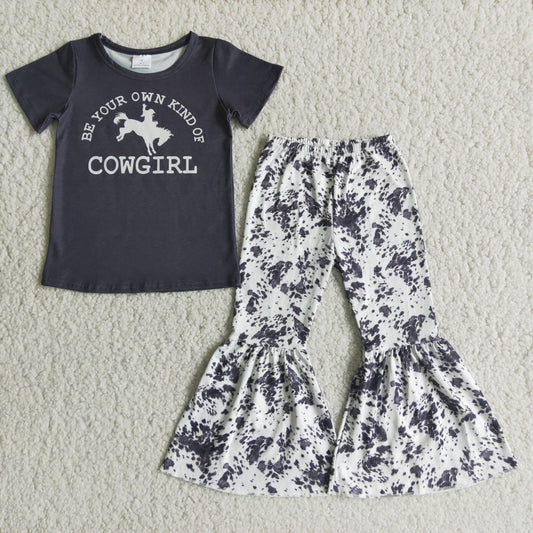 Cow girls 2pcs outfit