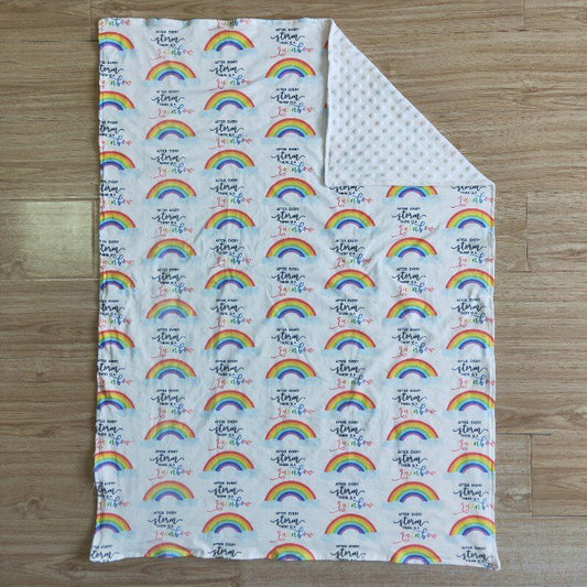 baby rainbow blanket