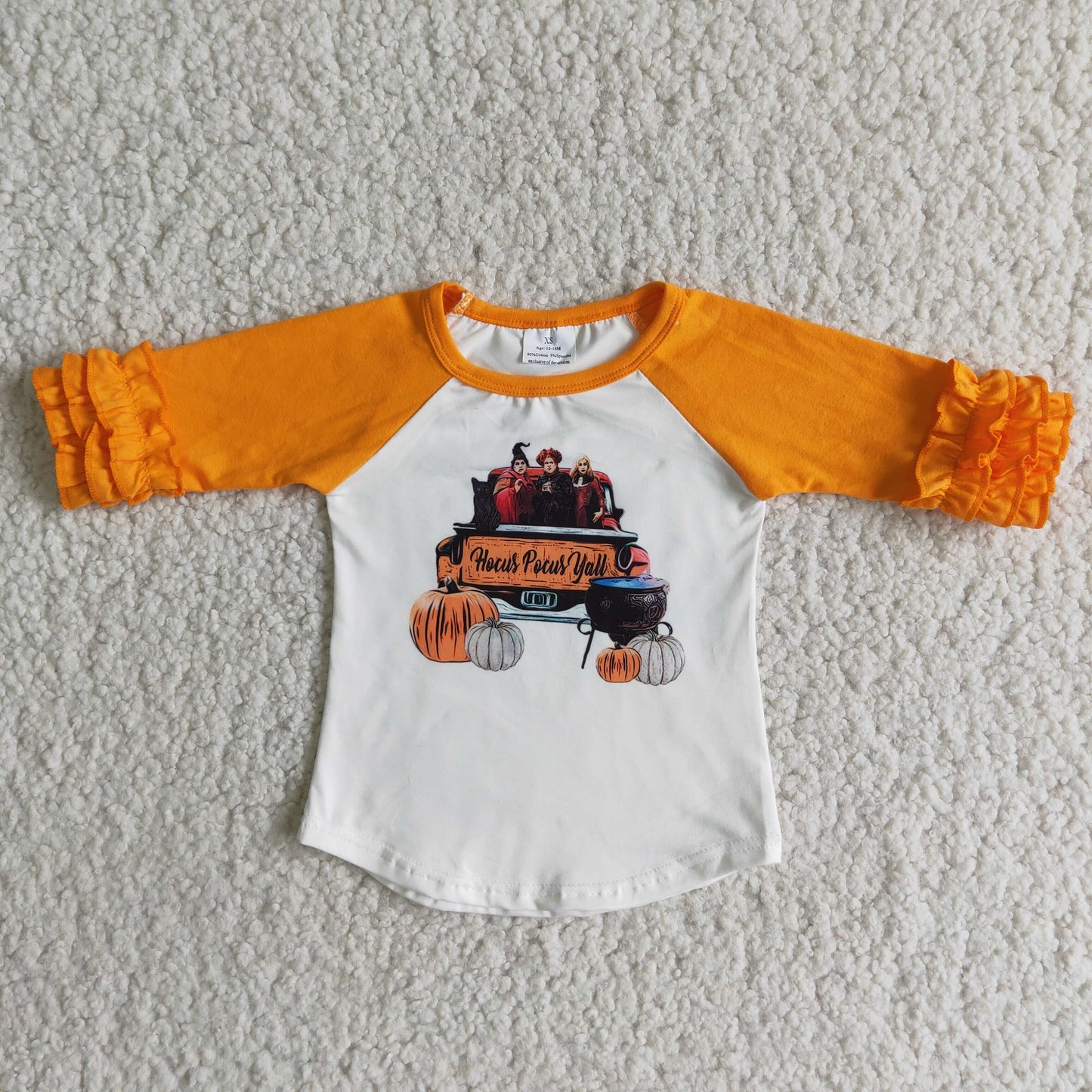 infant baby girls long sleeve Halloween t-shirt