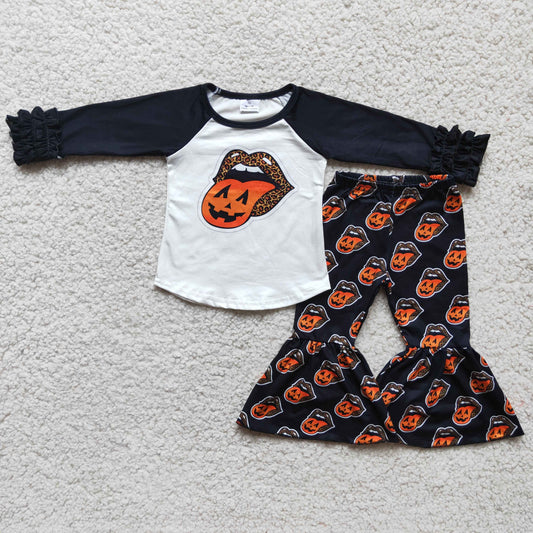 Baby girls  pumpkin outfit