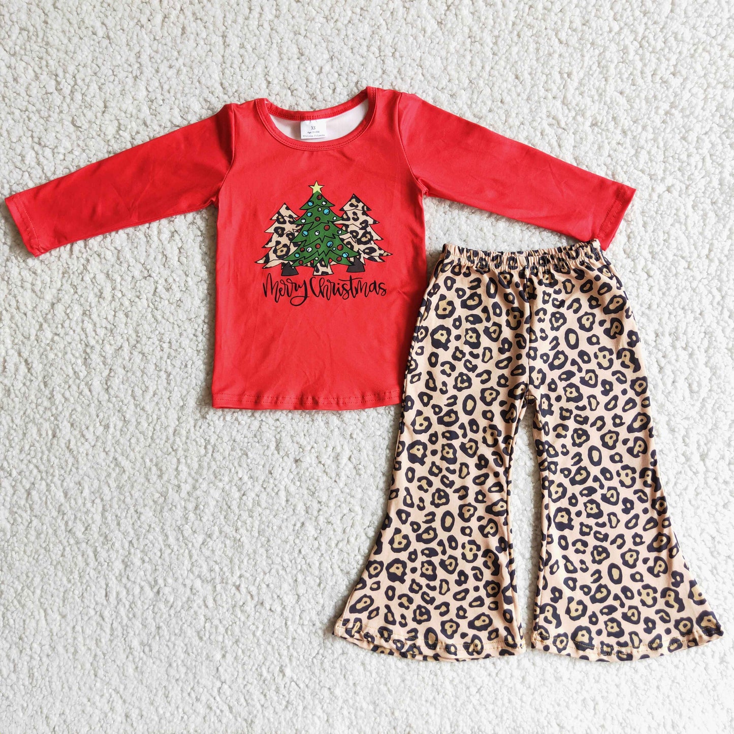 Baby girls Christmas design long sleeve outfits