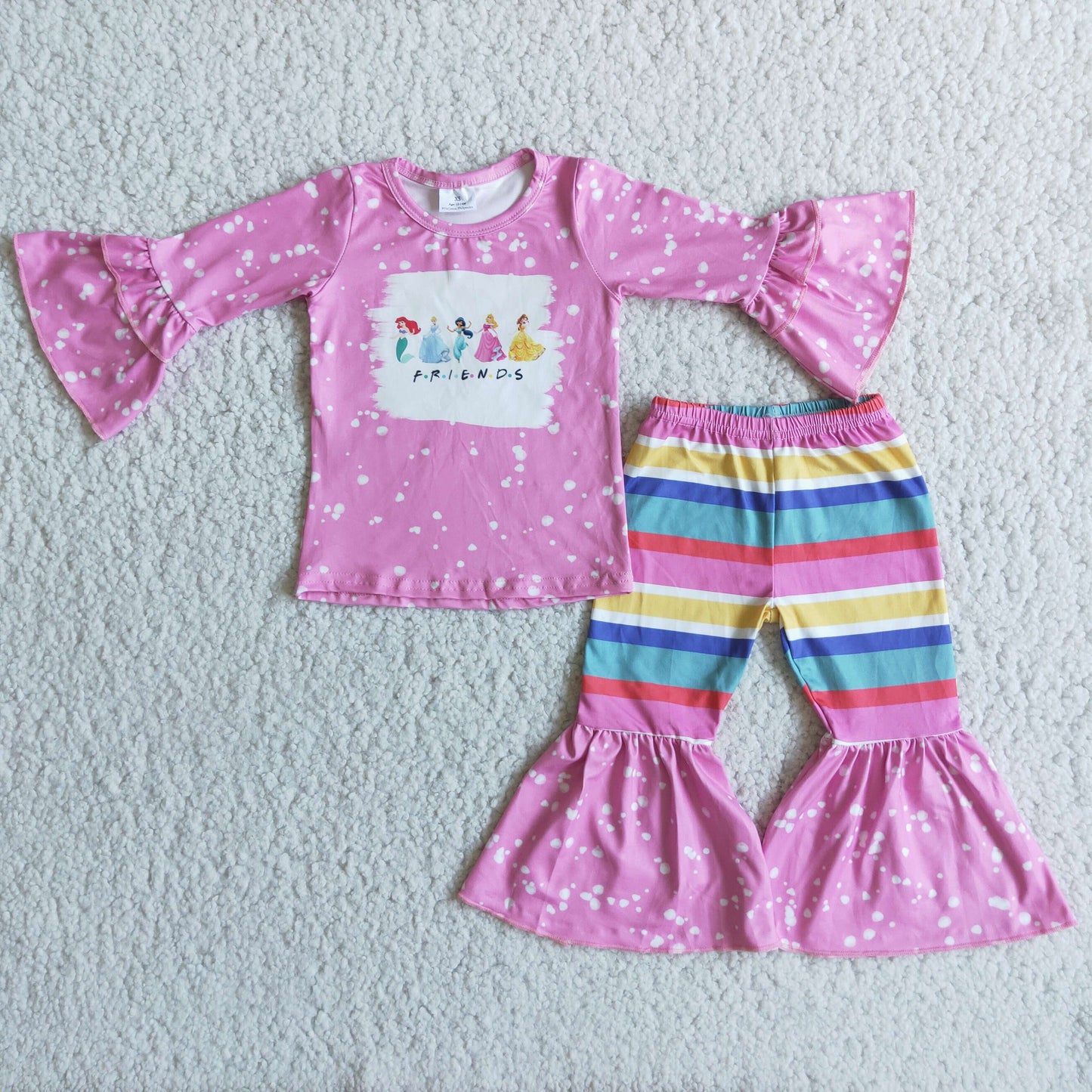 Baby girls fall clothing set