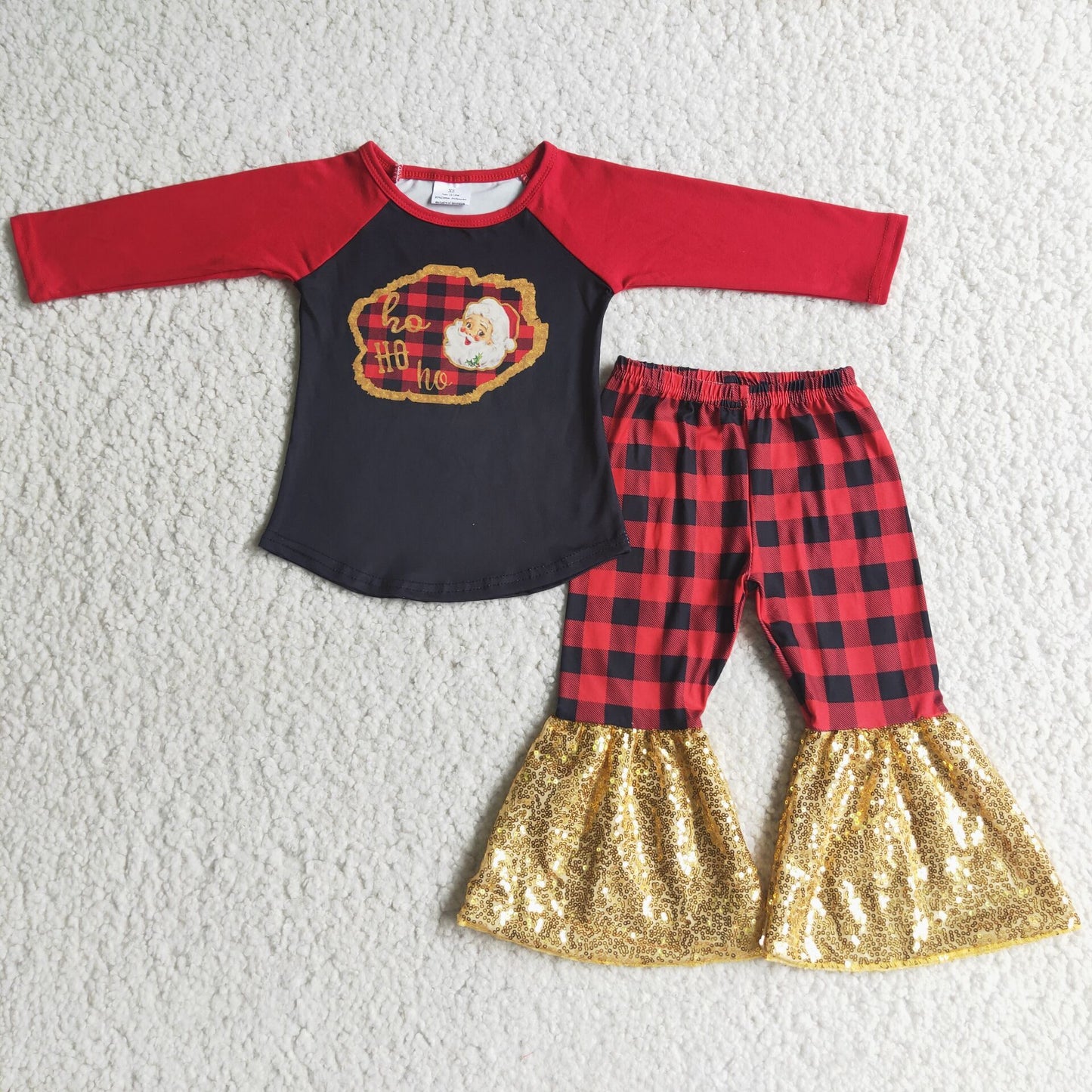 Baby girls Christmas long sleeve outfits