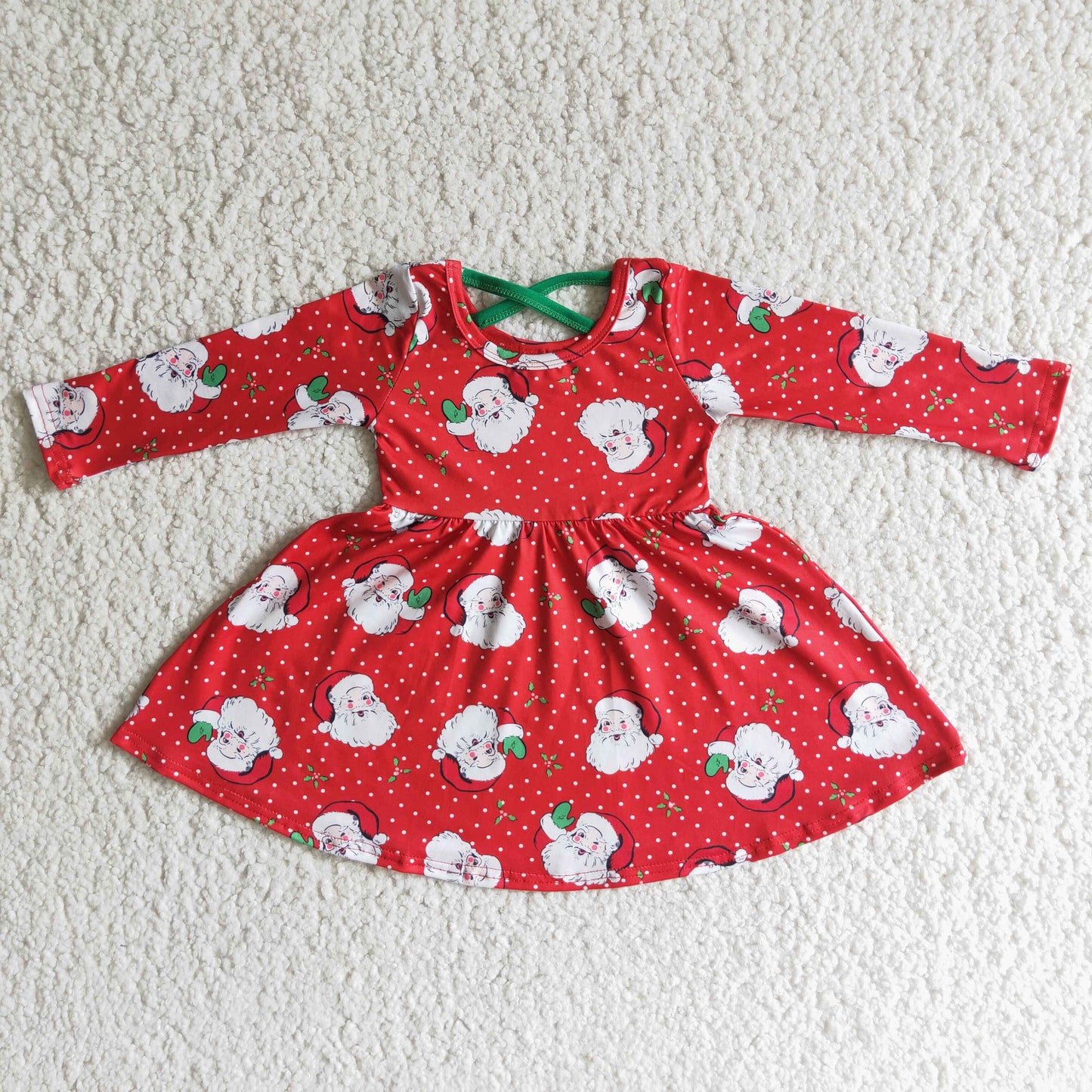 Baby girls long sleeve Christmas dress