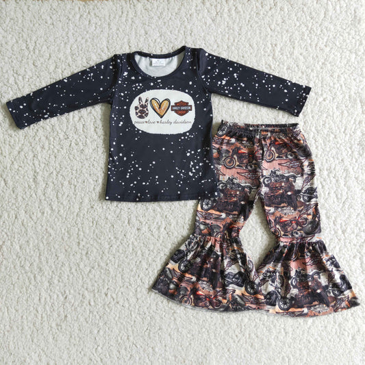 Baby girls fall clothing set