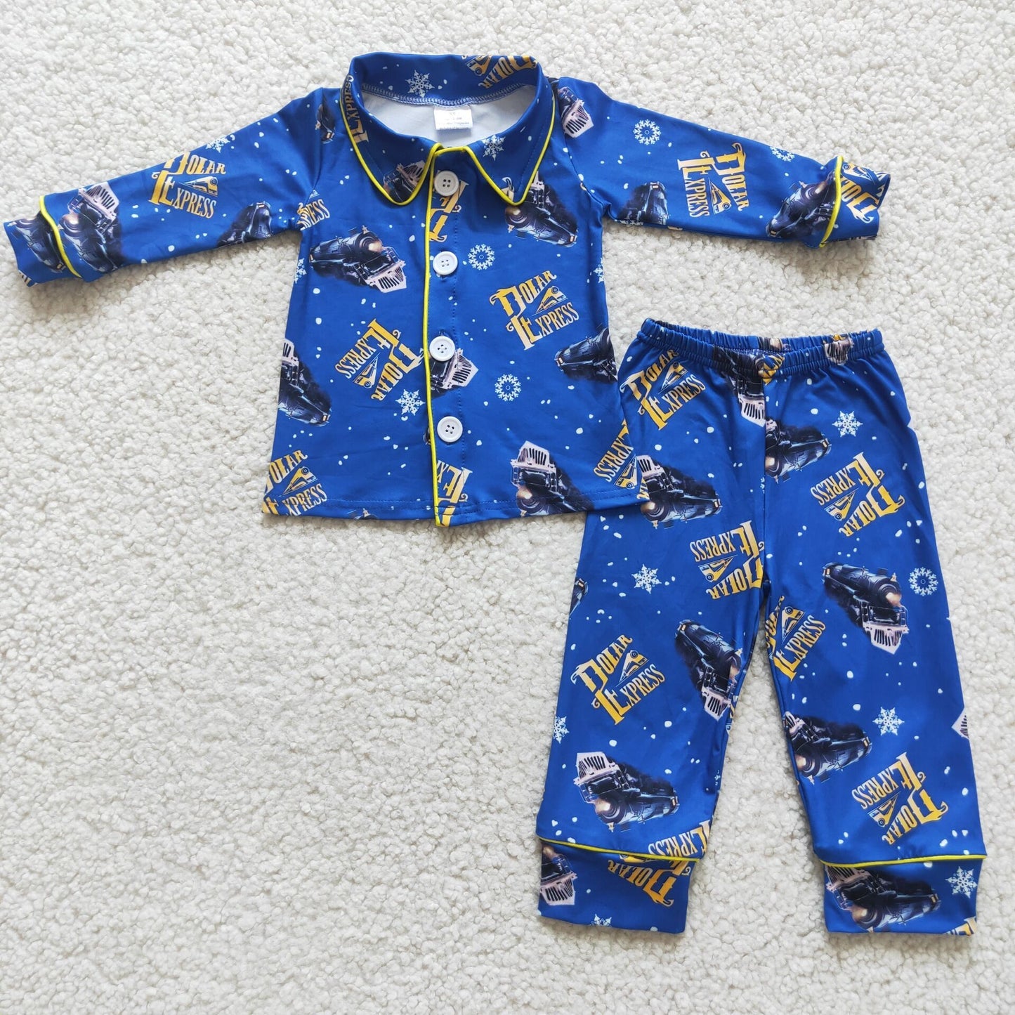 boy winter pajama set