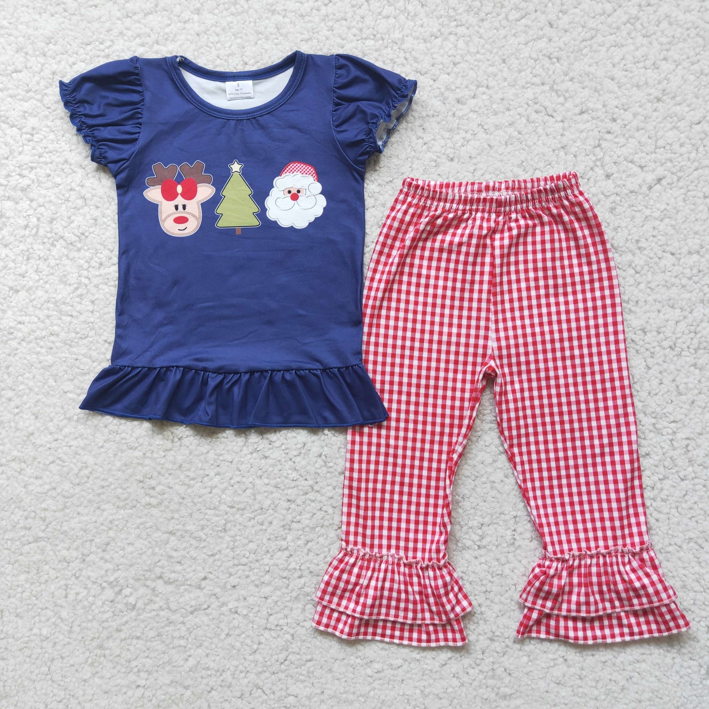 Baby girls 2pcs Christmas clothing set