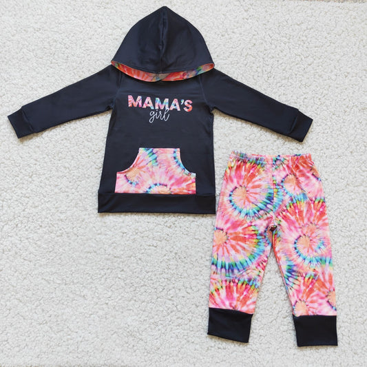 Girls fall winter hoodie set