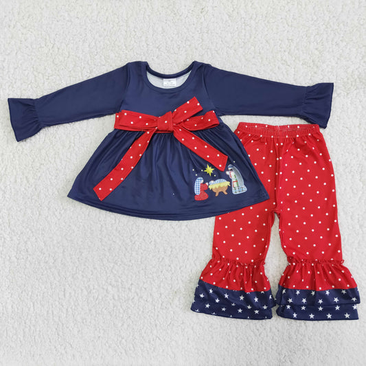 Baby girls Jesus Xmas outfit