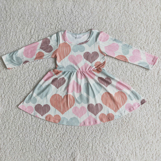 Baby girls Valentines day dress