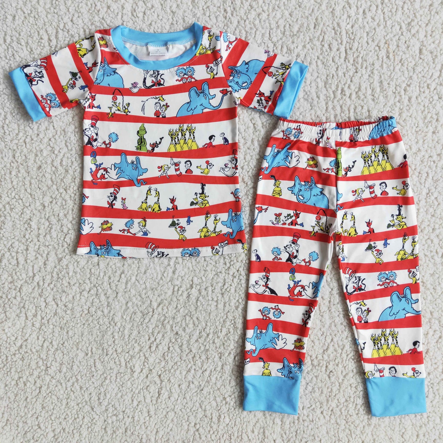 Boys Dr short sleeve pajama set