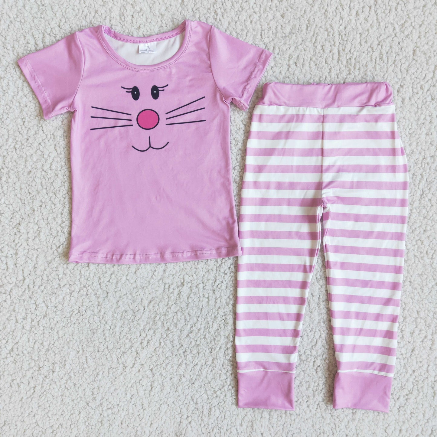 Baby girls Easter pajama set