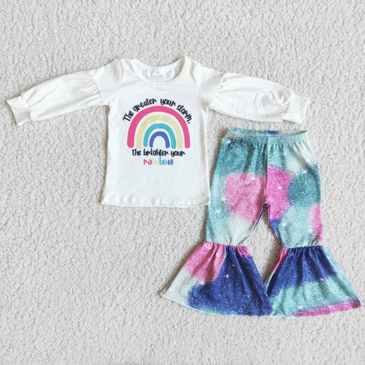 baby girls rainbow outfit