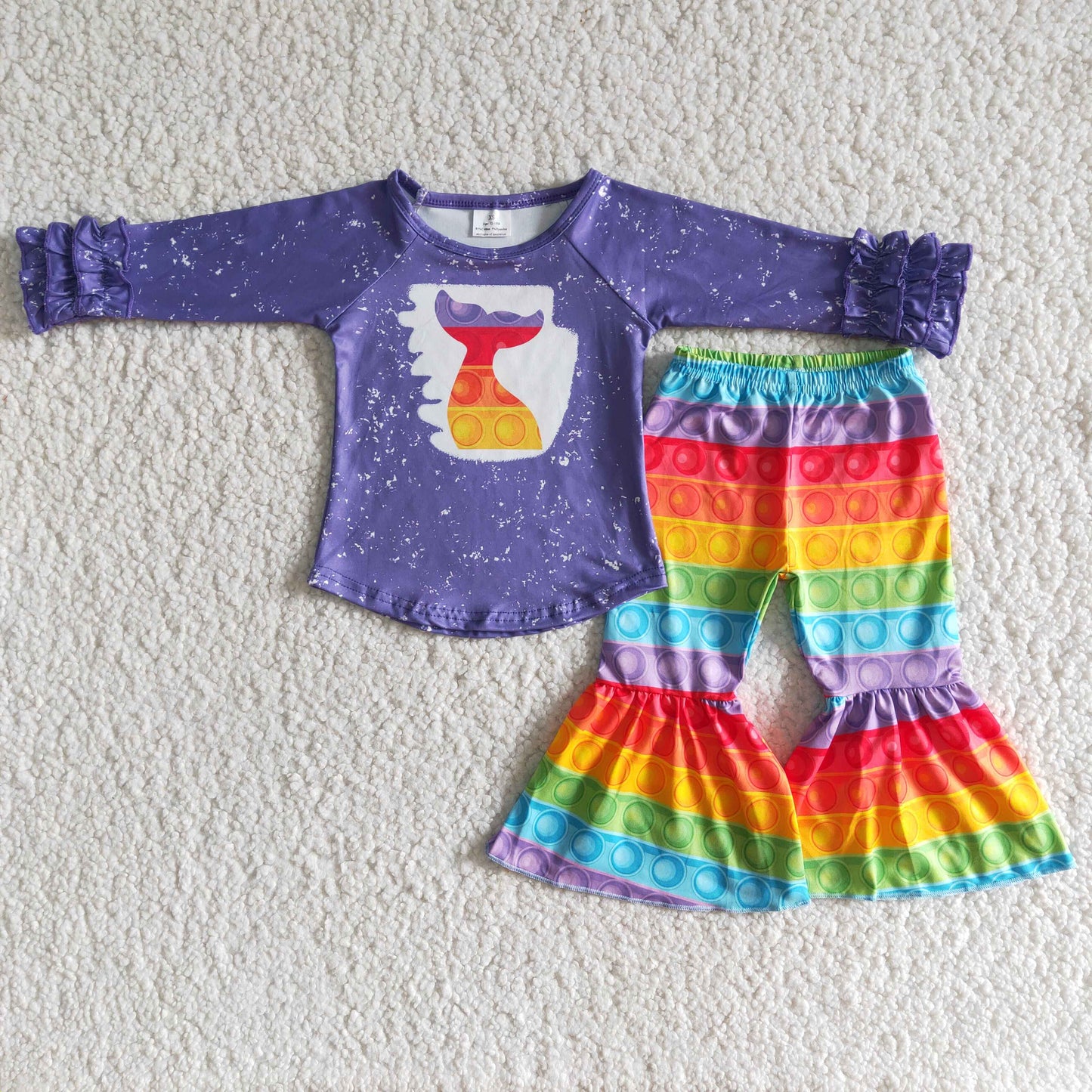 baby girls purple color outfit