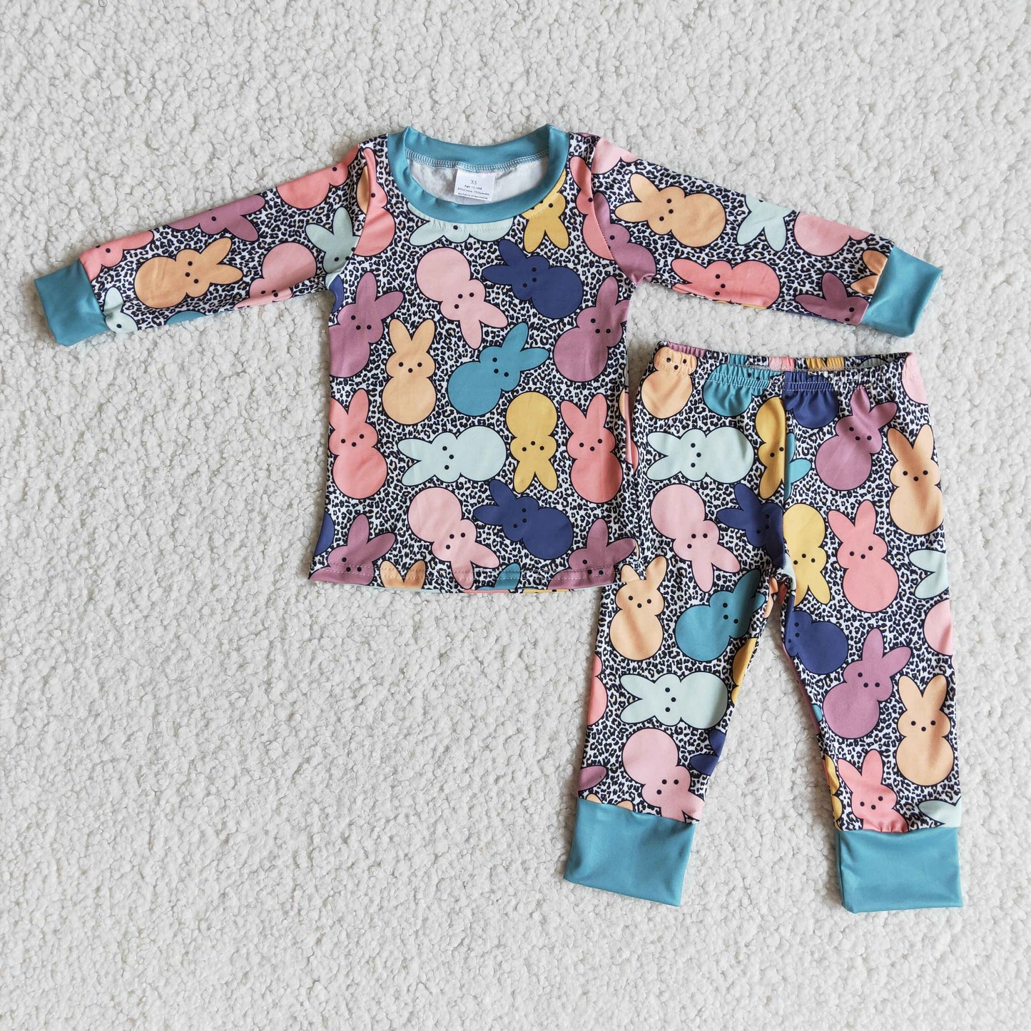 baby boys Easter pajama set