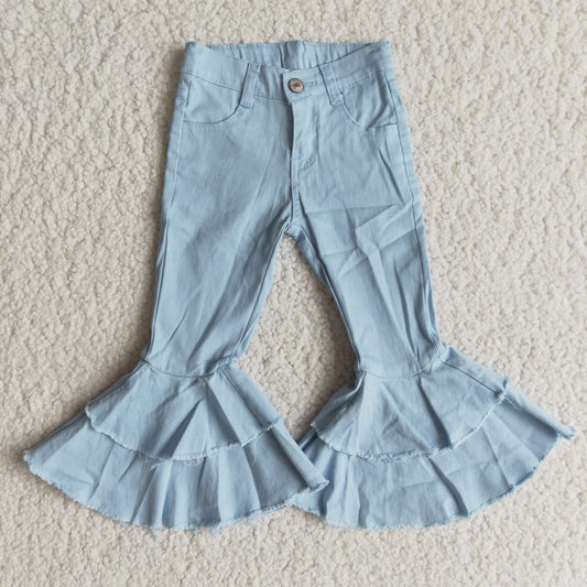 Girls blue denim pants