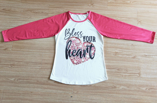 Adult long sleeve Valentines day top